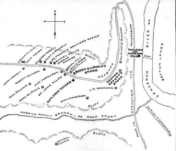 MAP OF NEW SALEM.