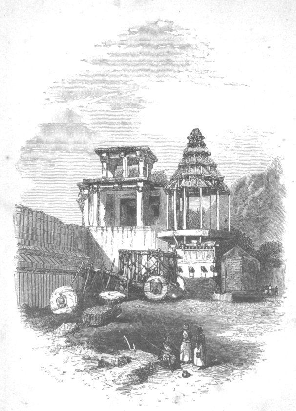 IDOL CAR AND PAGODA. p. 203.