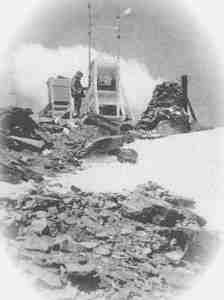 Professor Fergusson at the Meteorograph at Mt. Rose Observatory