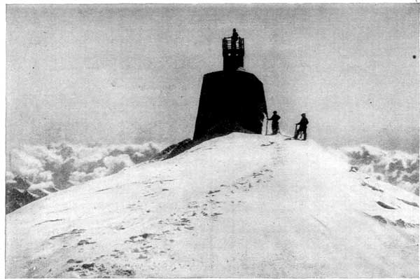 M. JANSSEN'S OBSERVATORY ON TOP OF MONT BLANC.