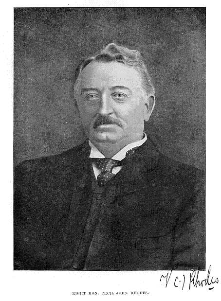 Right Hon Cecil John Rhodes