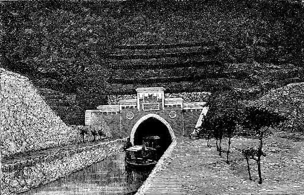 FIG. 2.—HEAD OF THE PRINCIPAL TUNNEL.