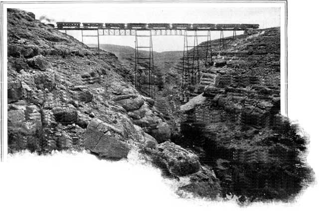 THE BRIDGE OF CAÑON DIABLO.