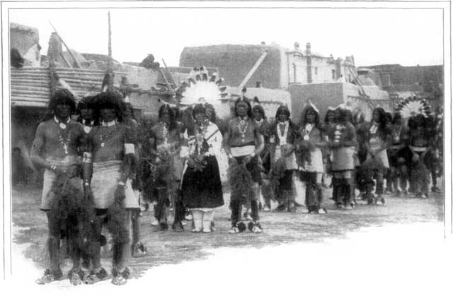 DANCE IN THE PUEBLO.