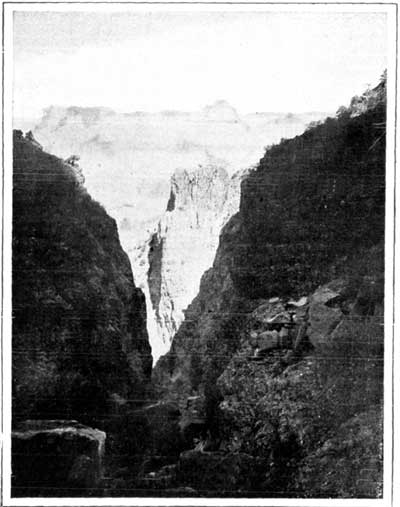 A NOTCH IN THE CAÑON WALL.