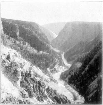 DOWN THE CAÑON FROM INSPIRATION POINT.