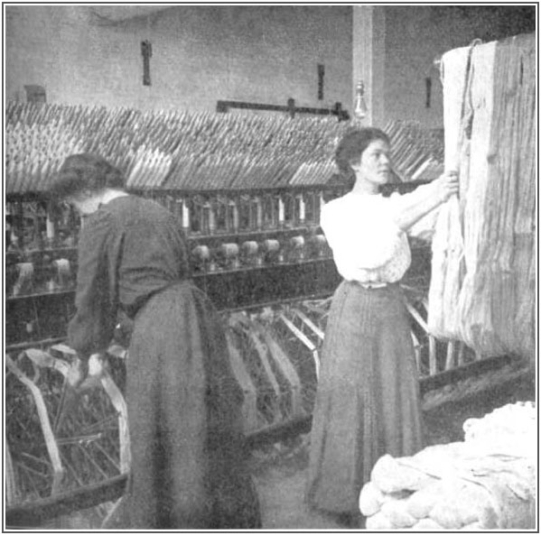 Linen-mill workers