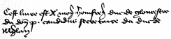 AUTOGRAPH OF DUKE HUMFREY OF GLOUCESTER.