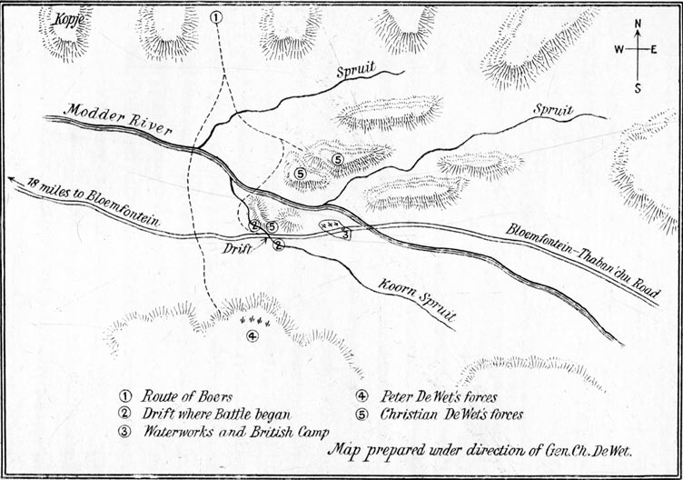 PLAN OF BATTLEFIELD OF SANNASPOST