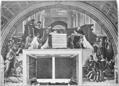 Plate 17.—Raphael. "The Mass of Bolsena." In the Vatican.