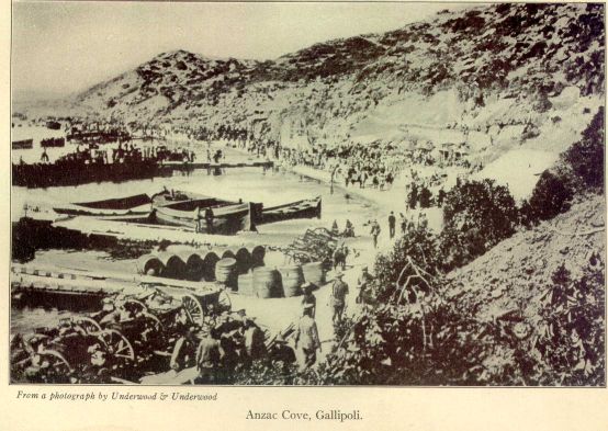 Anzac Cove, Gallipoli.