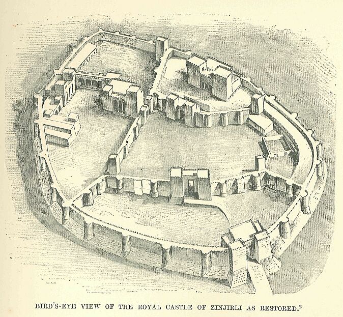 227.jpg Bird’s-eye View of the Royal Castle Of Zinjirli As Restored 