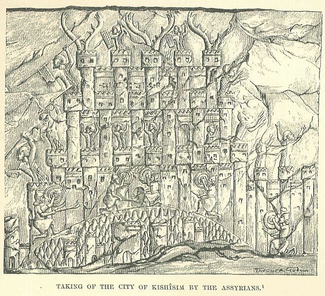 369.jpg Taking of the City Of KishÎsim by The Assyrians 