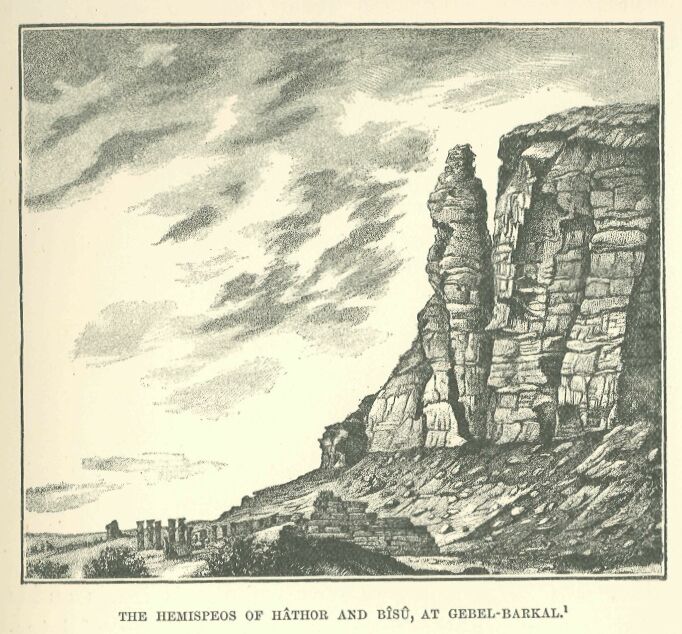 143.jpg the Hemispeos Op HÂthor and BÎsÛ, At Gebel-barkal 