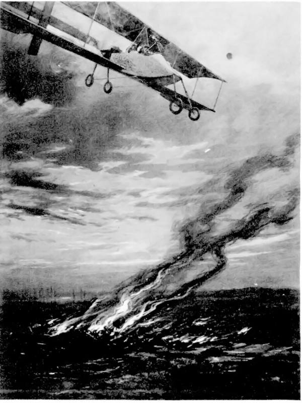 BIPLANE FIGHTS BIPLANE: THE FATE OF A VANQUISHED GERMAN "AVIATIK."