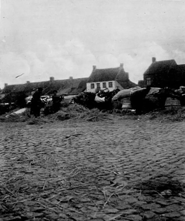 WHERE FRENCH SAILORS FOUGHT AT DIXMUDE: NAVAL-BRIGADE DEFENCES.