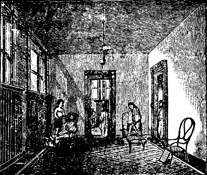 Illustration: Fig. 144. First Hot-room of the Turkish Bath. 