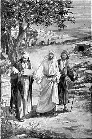 ON THE WAY TO EMMAUS  "Beginning at Moses and all the prophets, He expounded unto them in all the Scriptures the things concerning Himself." Luke 24:27.