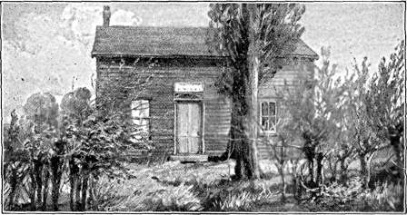 HOME OF THE FOX FAMILY, HYDESVILLE, N.Y.  Spiritualism originated in this house March 31, 1848.