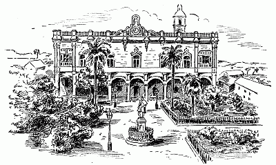 THE GOVERNOR'S PALACE AT HAVANA.