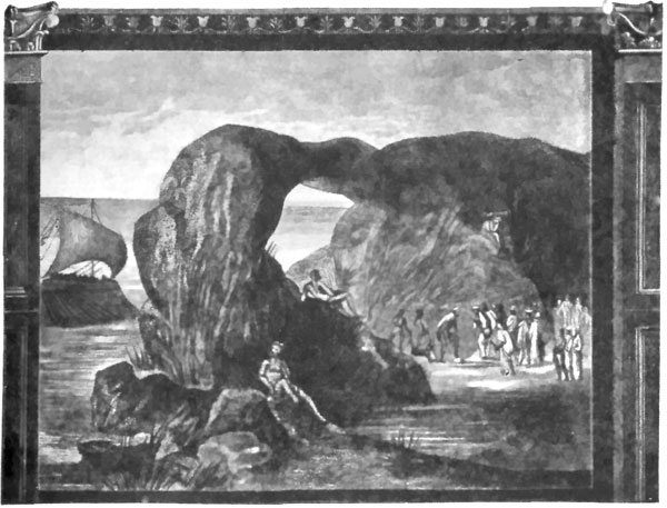 FIG. 13.—ODYSSEY LANDSCAPE, VATICAN.  (FROM WOLTMANN AND WOERMANN.)