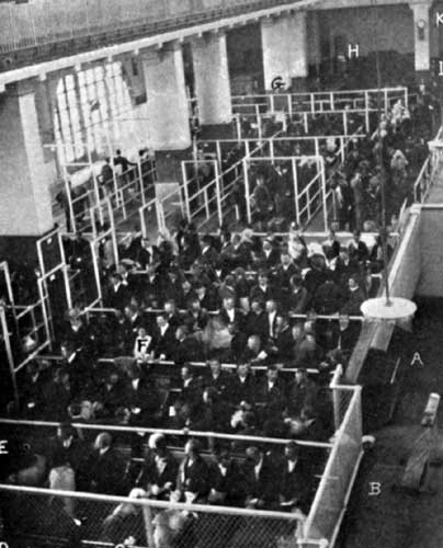 Receiving Room at Ellis Island