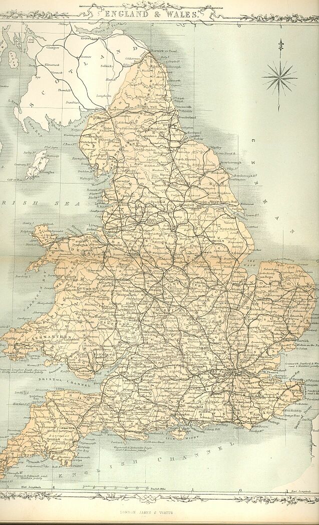 Map of England and Wales