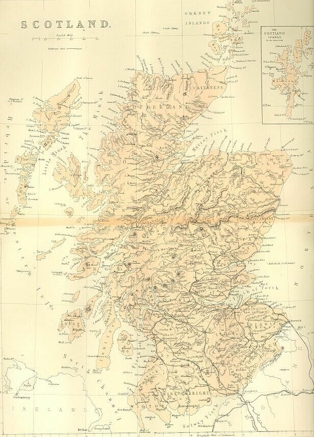 Map of Scotland