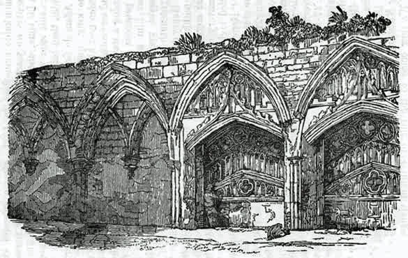 Peterborough Cathedral—Remains of Cloisters.