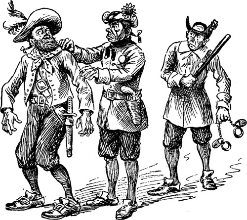 CAPTAIN KIDD ARRESTED.