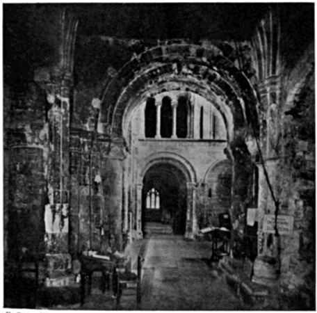 THE SOUTH AISLE FROM THE WEST, SHOWING THE EARLY ENGLISH SHAFTS