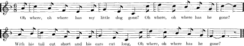 musical notation with lyrics below