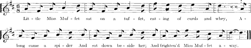 musical notation with lyrics below