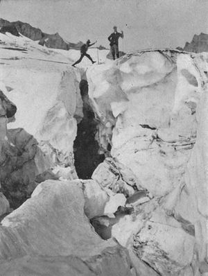 Ice Bridge, Stevens Glacier.