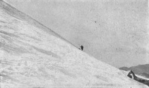 Coming around Frying-Pan Glacier.