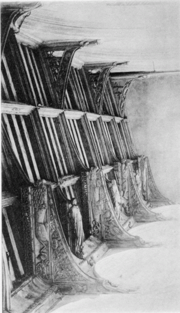 III.—Aisle Roof—Mildenhall Church, Suffolk.