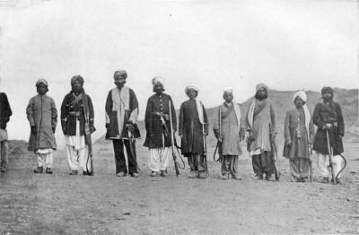 Saïd Khan, Duffadar and Levies at the Perso-Beluch Frontier Port of Robat.