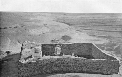 Rest House at Mahommed Raza Chah overlooking Afghan Desert.