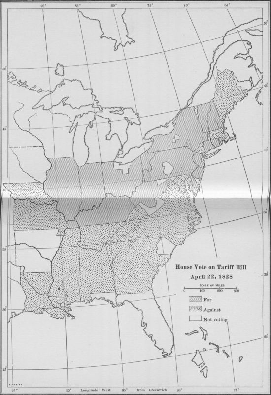 House Vote on Tariff Bill, April 22, 1828