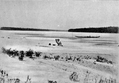 Author taking Astronomical Observations on a Sandy Beach of the River Arinos-Juruena.