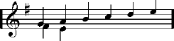 partial scale in G