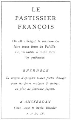 LE PASTISSIER FRANÇOIS