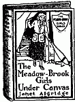 The Meadow-Brook Girls Under Canvas