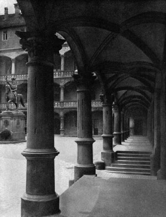 Courtyard of the Old Castle in Stuttgart