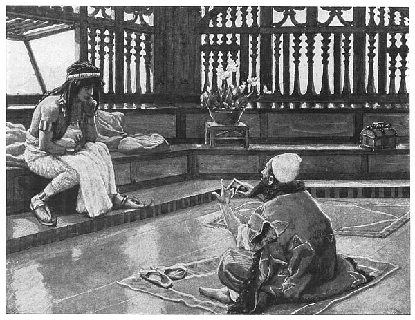 Joseph Converses with Judah, his Brother  Painted by J. James Tissot