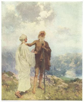 The Parting of Elijah and Elisha  Painted by W. T. Taylor