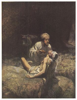 The Good Samaritan  Painted by Herbert Moore