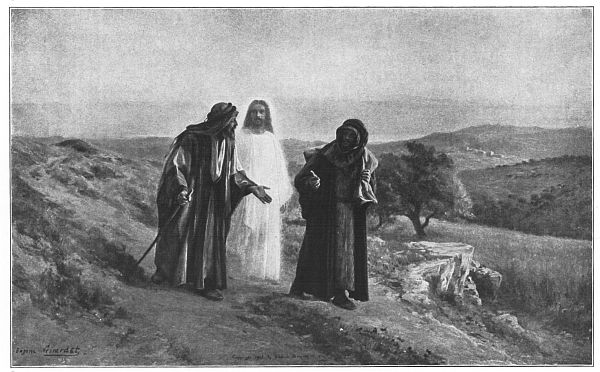 The Walk to Emmaus  Painted by Eugène Girardet