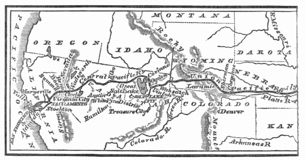 (Map of Atlantic and Pacific Railways) Reduced from a Map in Mr. Rae's