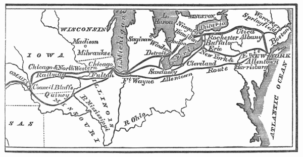 'Westward by Rail.' Longmans. 1871.